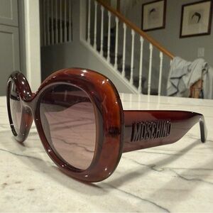 Red Vintage Moschino M258 Sunglasses